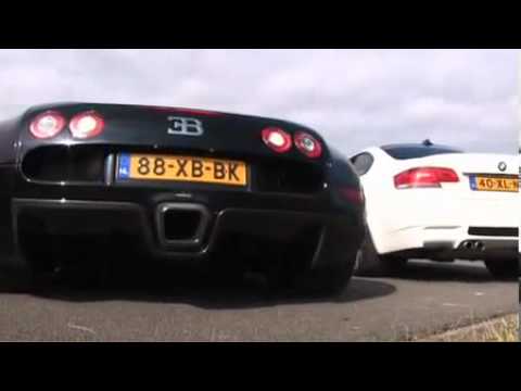 Bugatti veyron vs bmw m3 youtube #3