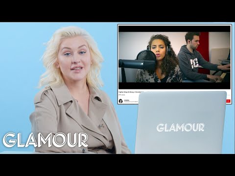 Christina Aguilera Watches Fan Covers On YouTube | Glamour