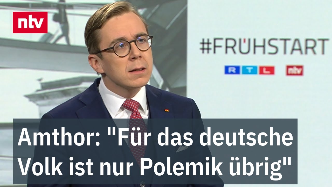 Amthor: "Für das deutsche Volk ist nur Polemik übrig" - AfD-Kritik im ntv Frühstart