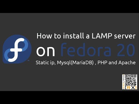 How-to install a LAMP server on fedora 20 Static ip, Mysql(MariaDB) ,
PHP and Apache