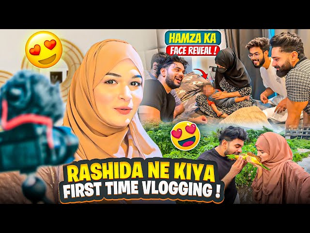 Rashida Ne Kiya First Time Vlogging 😍| Hamza Ka Face Reveal | Fokats | Abresh & Zeeshan