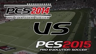 PES 2014 против PES 2015 сравниваем графику