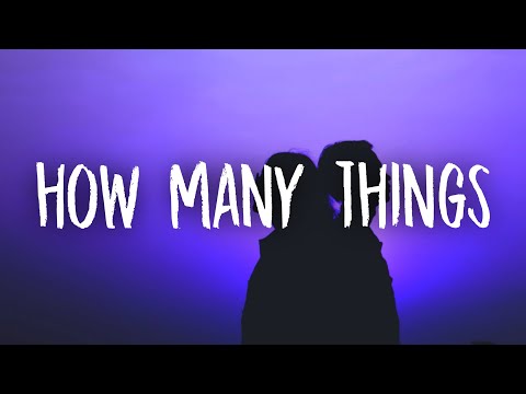 Sabrina Carpenter - ​how many things (Lyrics)