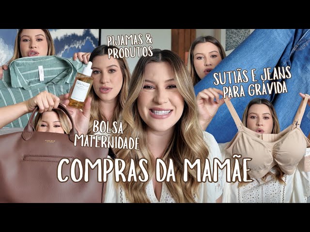 COMPRINHAS DA MAMÃE - Bolsa Maternidade, sutiãs e MUITOS cremes  - Diário da Gravidez #10