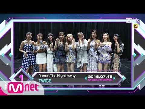 Top in 3rd of July, 'TWICE’ with 'Dance The Night Away', Encore Stage! (in Full) M COUNTDOWN 180719