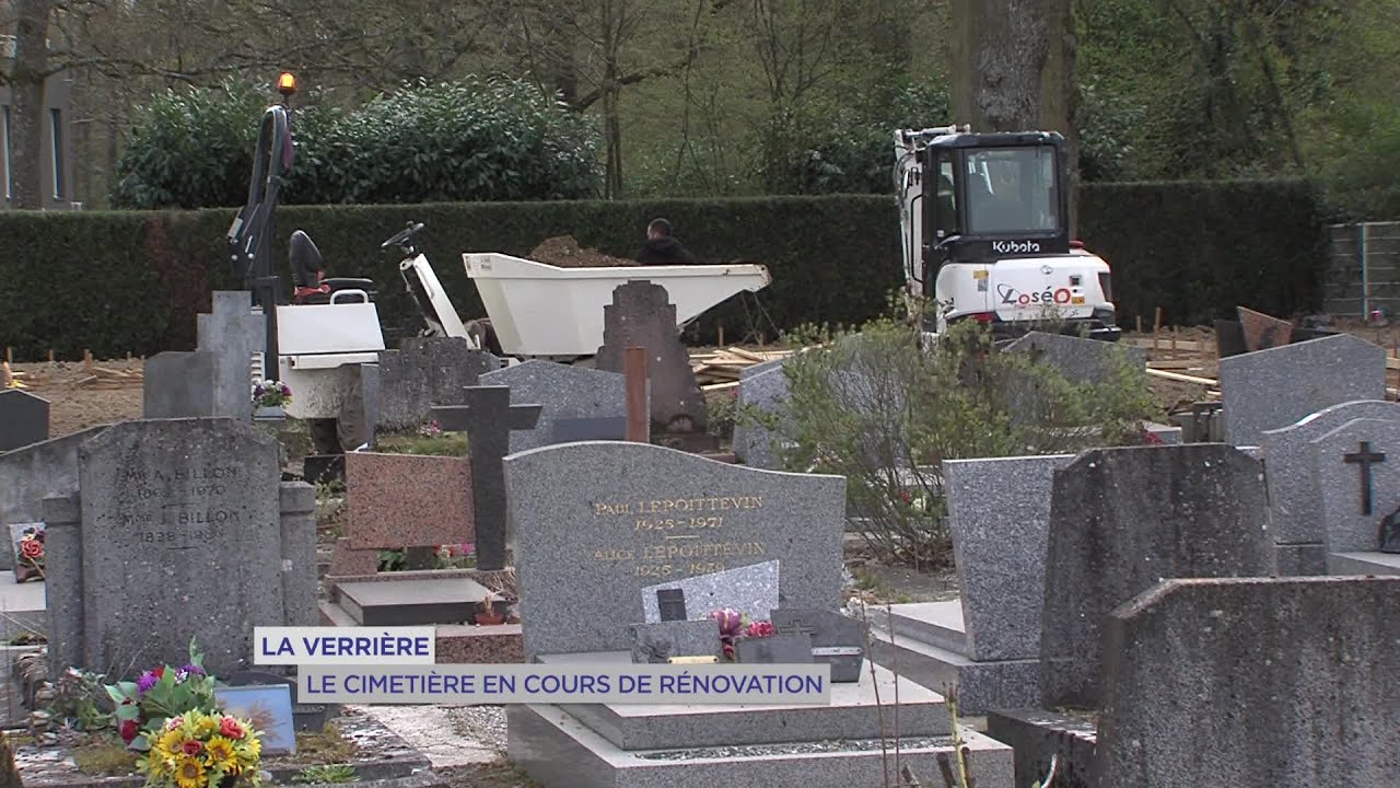 Yvelines | La Verrière : Le cimetière en cours de rénovation