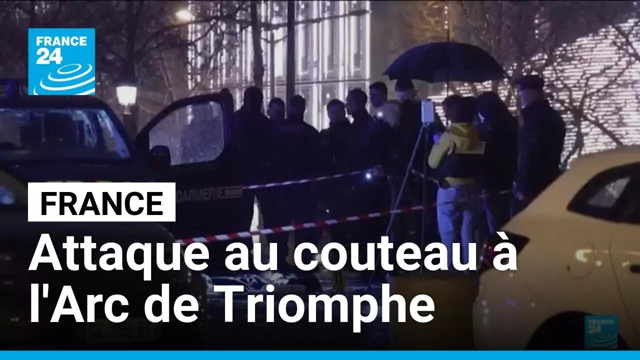 Attaque au couteau sous l'Arc de Triomphe à Paris: le Pnat saisi • FRANCE 24