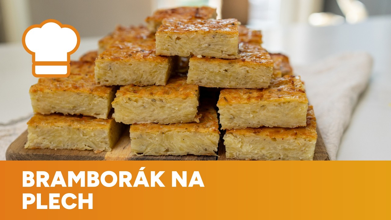 Bramborák na plech je rychle hotový a bez zbytečného smažení