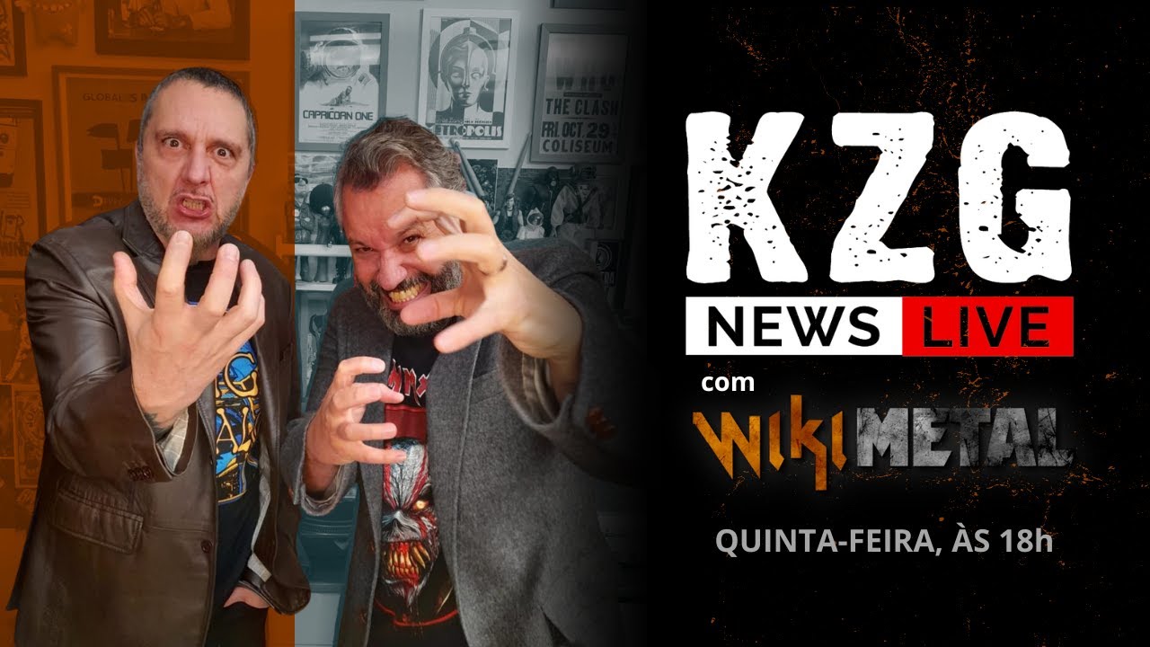 KZG NEWS LIVE 015 - Notícias do Rock 💀 (Gastão Moreira & Nando Machado)