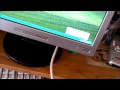 HP monitor repair flickering video on and off no video LCD