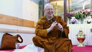 Ajahn Brahm:Non Self&Responsibility Guided Med,Dhamma Talk,Q&A at Thames Buddhist Vihara 07.11.23