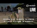 LIVE: People pay tribute to victims of knife attack in Annecy, France
