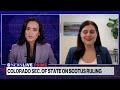 Colorado Secretary of State on SCOTUS ruling allowing Trump on primary ballots  - 04:55 min - News - Video