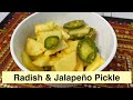 Fresh and Seasonal Radish & Jalapeño Pickle | Show Me The Curry