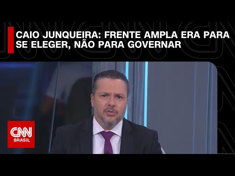 Caio Junqueira: Frente ampla era para se eleger, não para governar