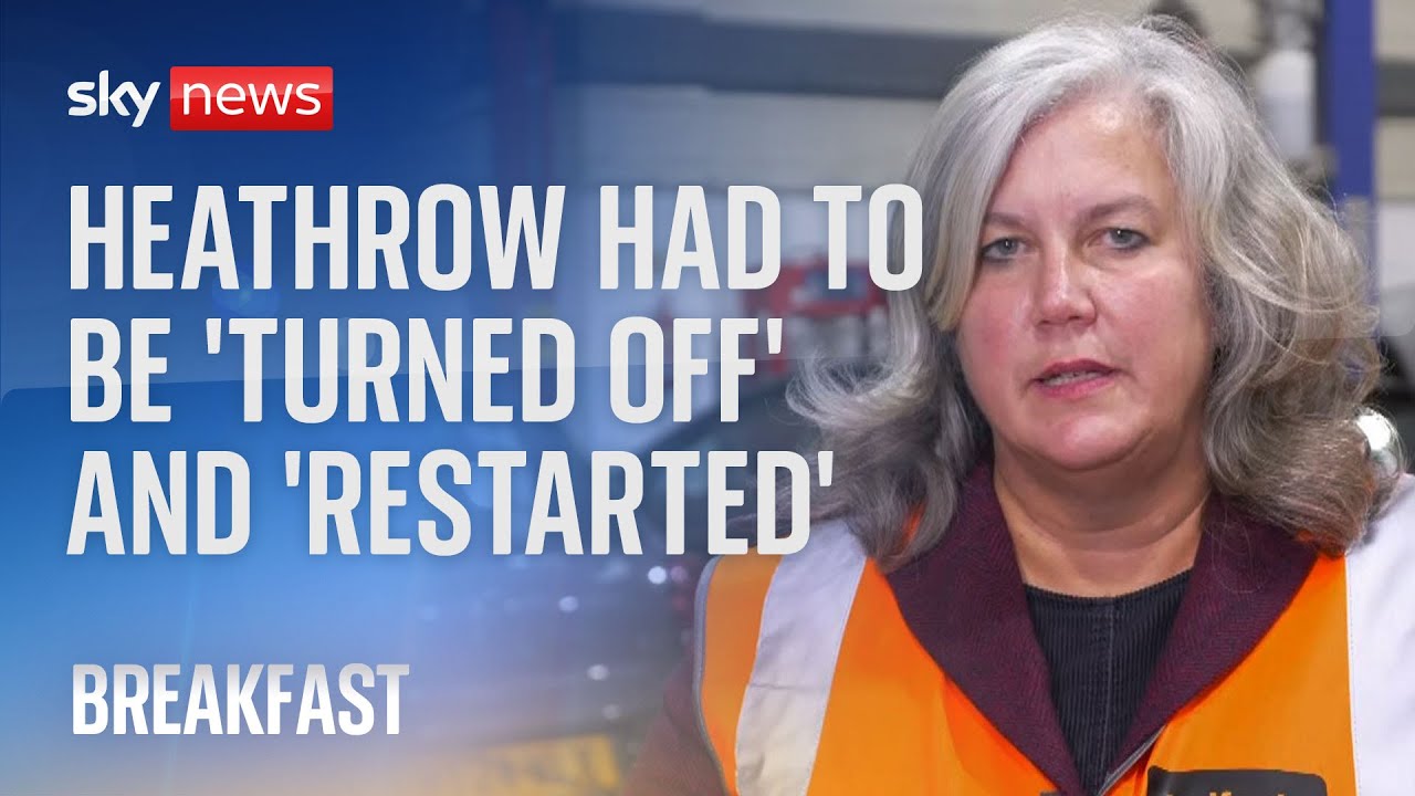 Transport secretary questioned about Heathrow fire