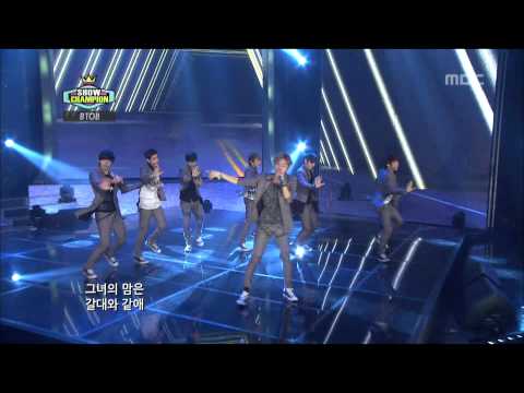 BTOB - I only know love, 비투비 - 사랑 밖엔 난 몰라, Show Champion 20121023
