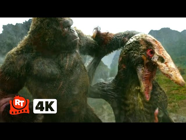 Kong: Skull Island (2017) 4K - Kong vs. Skullcrawler Scene | Movieclips