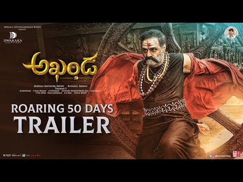 'Akhanda' movie blockbuster roaring 50 days trailer- Balakrishna, Srikanth, Pragya Jaiswal