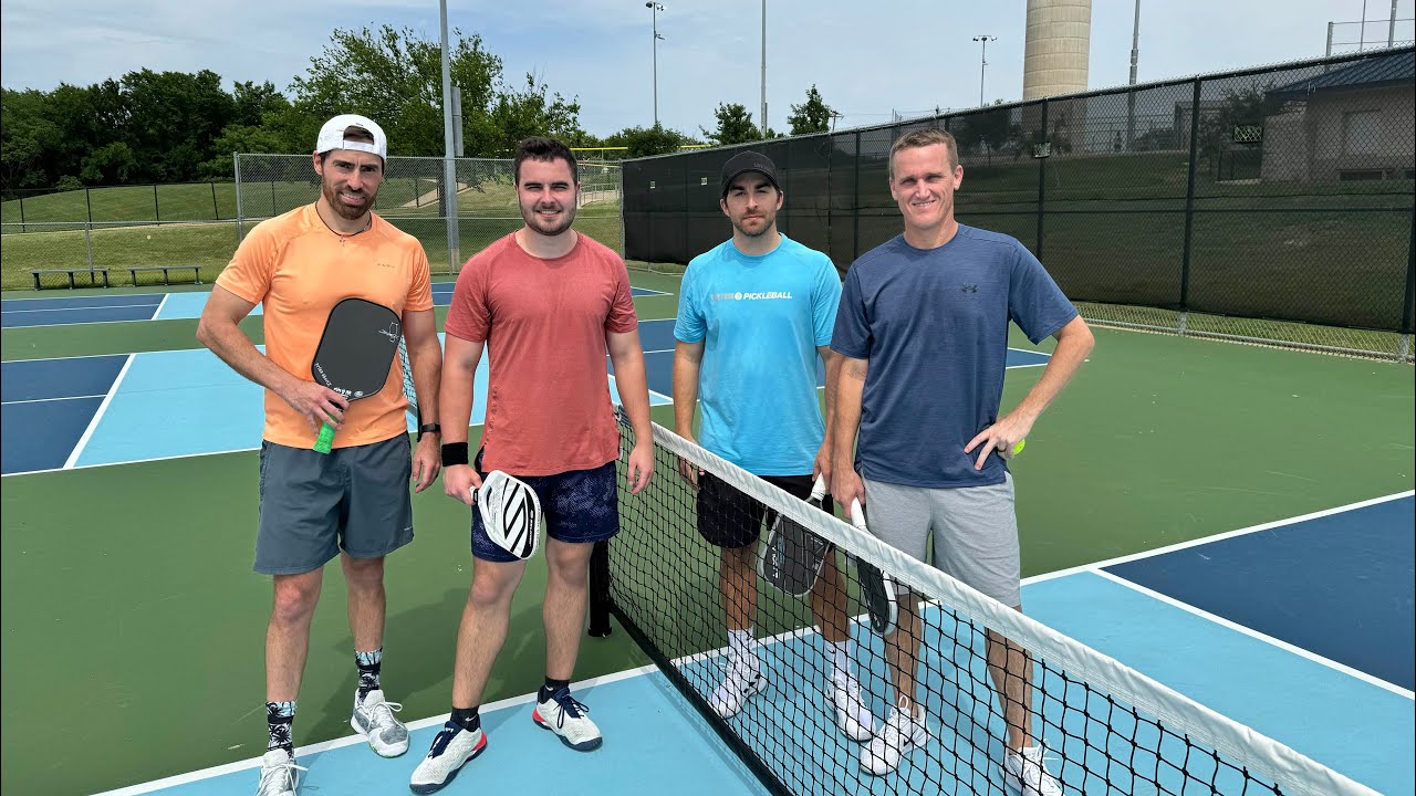 Semifinals - Moneyball, Justin Hunter/Nick Hayworth vs Russ Patrick/Michael Pfaff, Pickleball, Gm 1