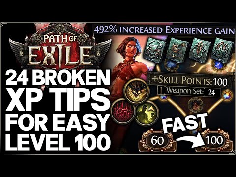 Path of Exile 2 - Do THIS Now - Easy FAST Level 100 & ALL Skill Points - 24 BROKEN XP Tips & Guide!