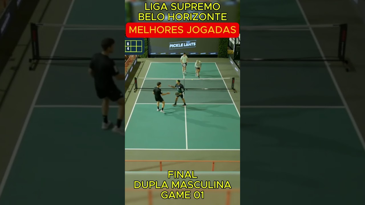 FINAL DUPLA MASCULINA ETAPA LIGA SUPREMO DE PICKLEBALL BELO HORIZONTE (GAME 01)