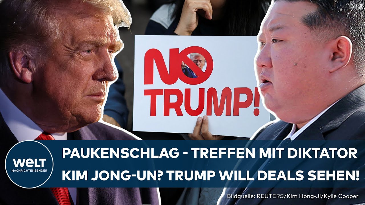 MISSION ASIEN: Trump auf Asienreise! Treffen mit Diktator Kim Jong-Un - Trump setzt auf Megadeals