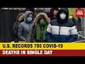 US records 700 Covid-19 deaths in single day for first time