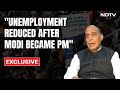 Rajnath Singh | Modi Government Took Unparalleled Steps To End Unemployment: Rajnath Singh To NDTV