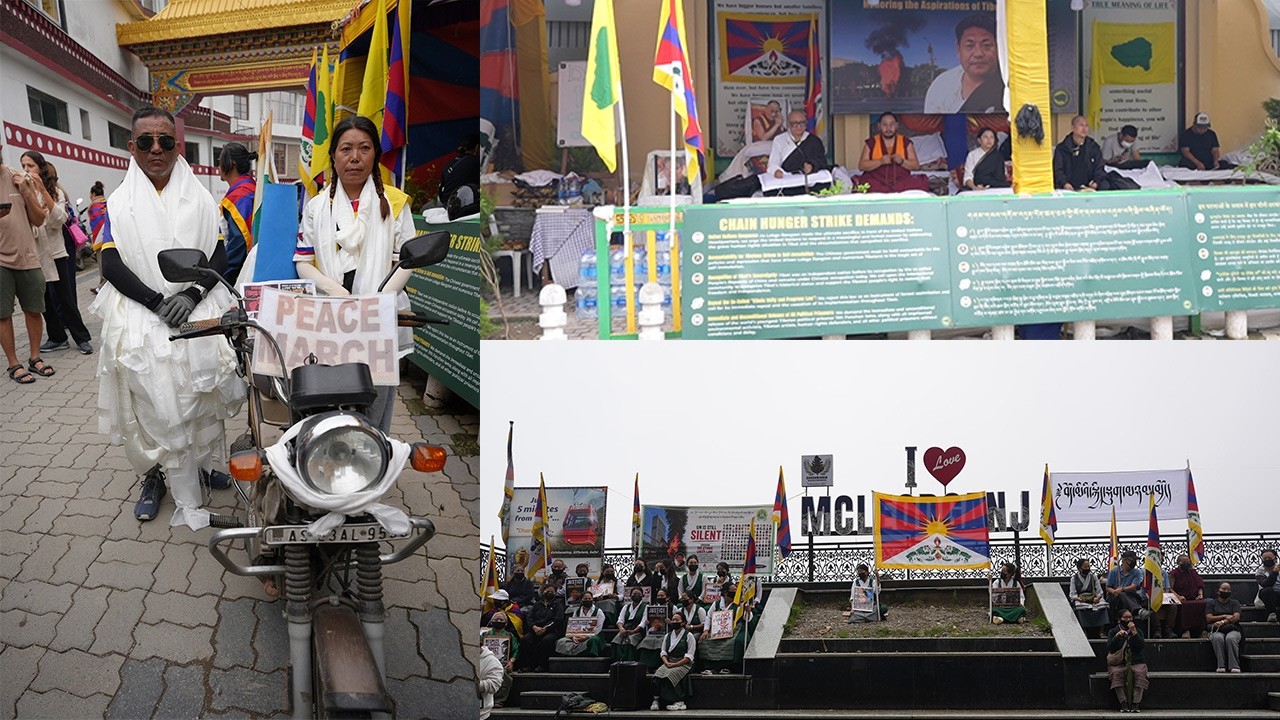 Dharamshala: Miao Couple's Bike Rally, Silent Protest & MPs' Hunger Strike
