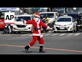 An unusual day job in the Philippines for Santa Claus