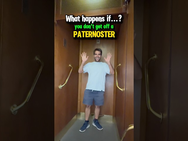 What Happens If You Don’t Get Off the Paternosters in Prague? 😰 #travel #prague #facts