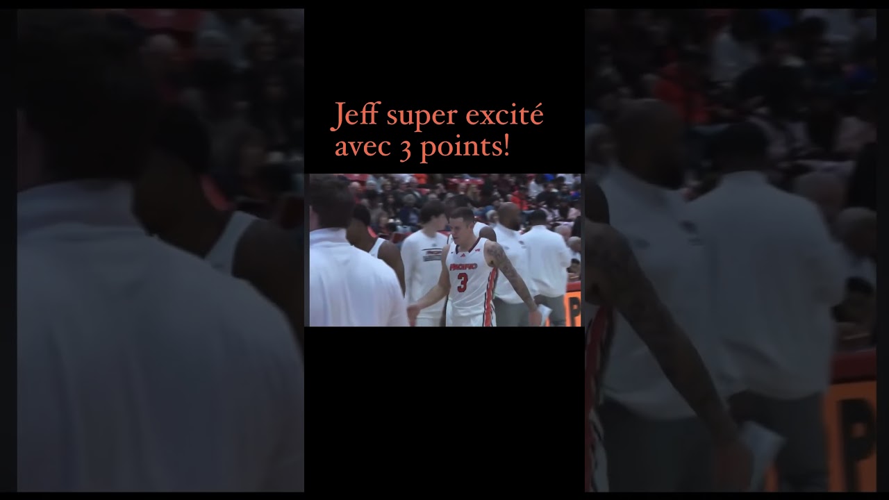 🛑Jeff super excité avec ses tirs à 3 points