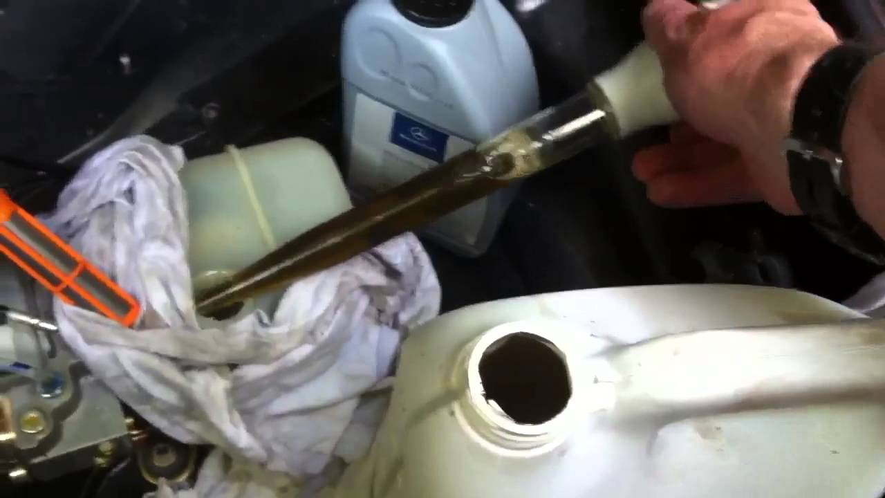 Mercedes Convertible Top Hydraulic Fluid Replacement R Youtube