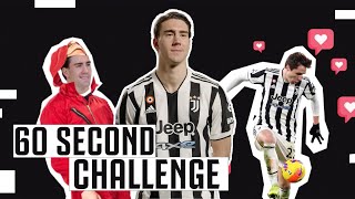 ⏱ Dušan Vlahović Does the 60-Second Challenge! | Quickfire Questions with DV7 | Juventus
