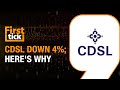 CDSL Block Deal: Stock Falls 4%; Standard Chartered Likely Seller