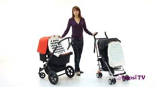 Обзор коляски Накидка защитная на коляску и автокресло Kurtis Pram Curtain Harlequin Видеоинструкции.