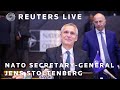 LIVE: NATO Secretary-General Jens Stoltenberg gives a news conference