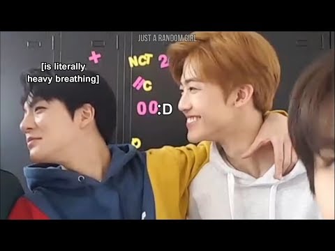nct being the confident vs panicked gay meme