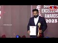 Navabhoomi Developers Director - Marketing Mr Mohammed Habeebuddin Best Real Developers Award | hmtv  - 01:41 min - News - Video