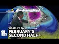 Weather Talk: February second half expectations