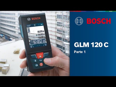 Trena Laser Digital GLM 120 C Profissional a Bateria Bosch - Vídeo explicativo