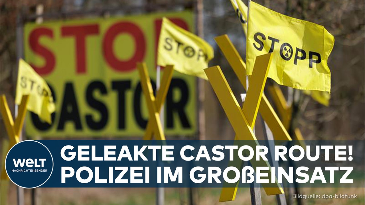 DEUTSCHLAND: Sicherheits-Panne! Castor-Route öffentlich einsehbar – Aktivisten rufen zu Protest auf