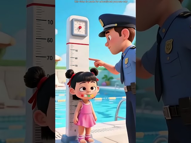 Vous êtes trop petit et ne savez pas nager dans la piscine ! #shorts