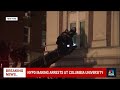 NYPD officers enter Columbia University through 2nd floor window to clear protesters  - 06:14 min - News - Video