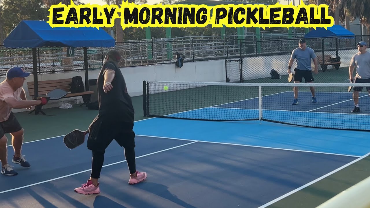 Early Morning Pickleball | Holiday Park | Fort Lauderdale Florida | Game 2