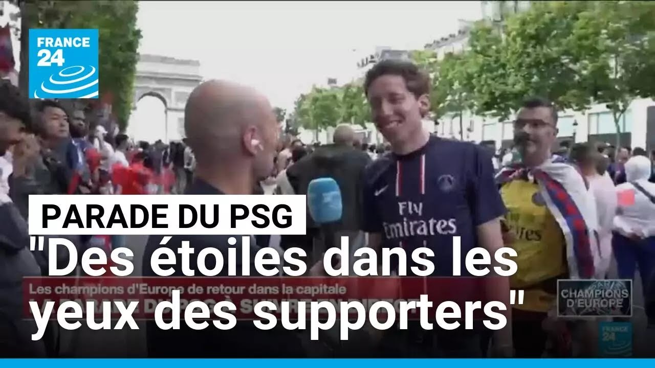 "Des étoiles dans les yeux des supporters" : les champions d'Europe sont attendus aux Champs Elysées