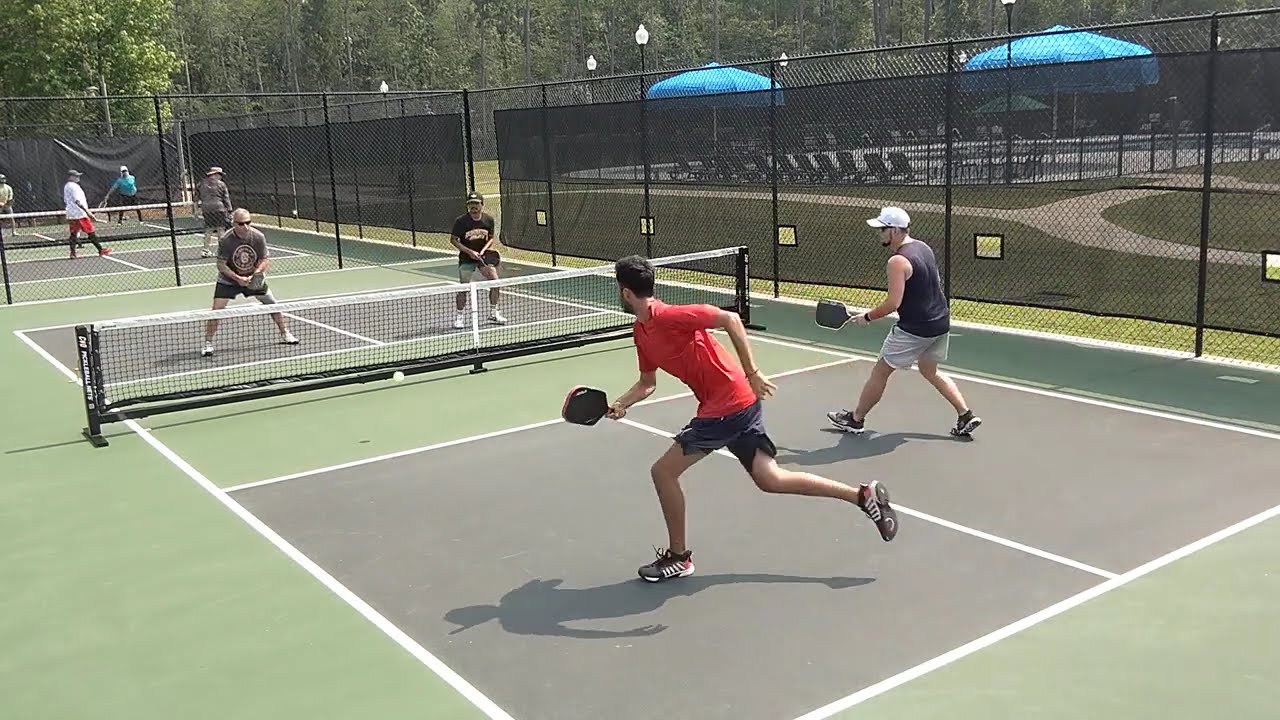HIGH-PRESSURE SHOTS TO THE FEET! 3.9 Pickleball Game at Prince Creek in Murrells Inlet, SC