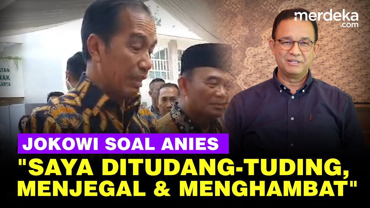 Wajah Santai Jokowi Berubah Jengkel Dituding Dalang Penjegalan Anies di Pilkada