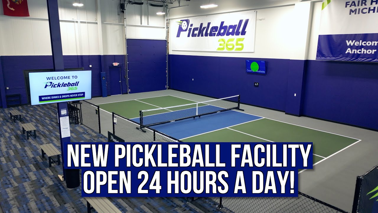 Fully Automated Pickleball 365 Facility Open 24 Hours a Day in Fairhaven, Michigan!